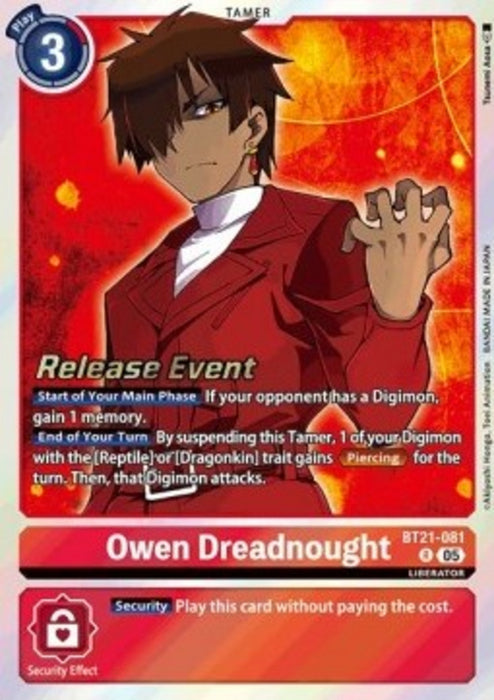 Owen Dreadnought (BT21-081) BT-21P Alternative Art Englisch