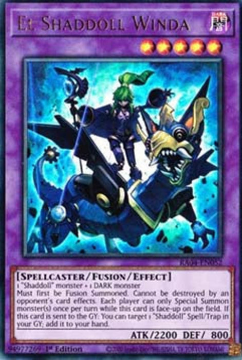El Shaddoll Winda (V.2) RA04-FR052 Ultra Rare Französisch