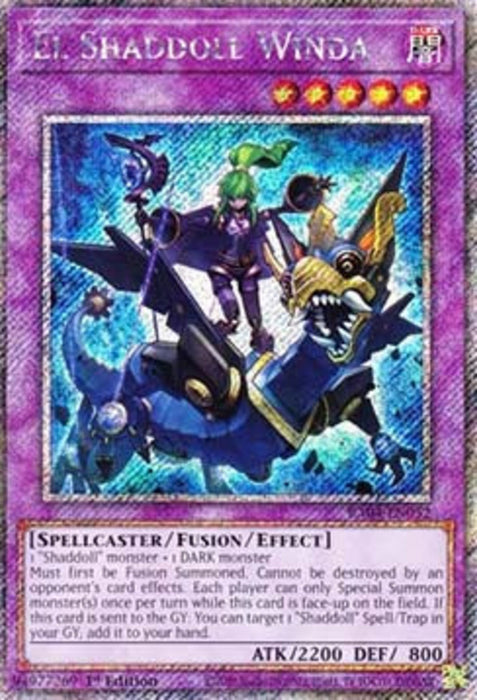 El Shaddoll Winda (V.4) RA04-EN052 Platinum Secret Rare Englisch