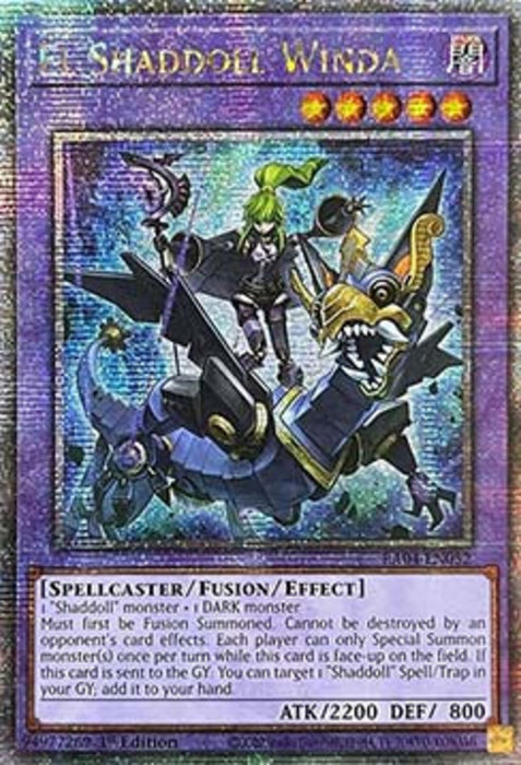 El Shaddoll Winda (V.5) RA04-FR052 Quarter Century Secret Rare Französisch