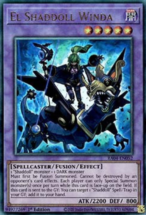 El Shaddoll Winda (V.8) RA04-FR052 Ultimate Rare Französisch