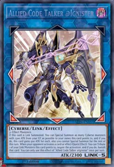 Allied Code Talker @Ignister ALIN-EN051 Secret Rare Englisch