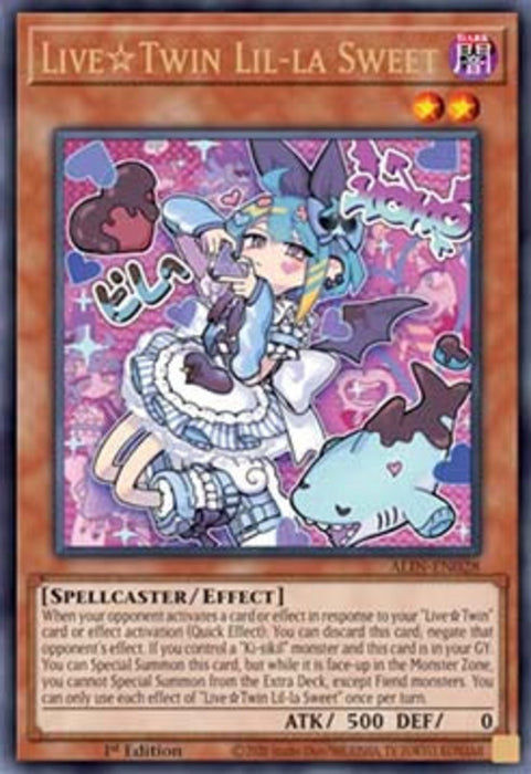 LiveTwin Lil-la Sweet ALIN-EN028 Ultra Rare Englisch