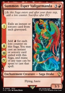 Summon: Esper Valigarmanda FIC-60 Rare Französisch