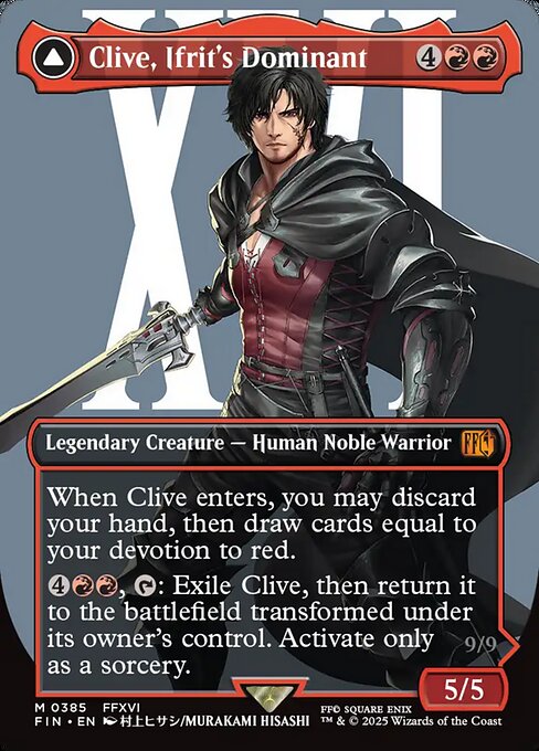 Magic: Clive, Ifrit's Dominant // Ifrit, Warden of Inferno