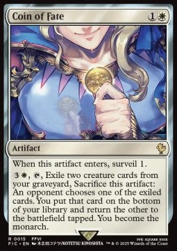 Coin of Fate FIC-15 Rare Französisch