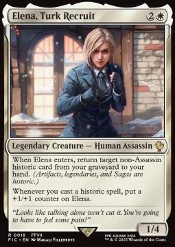 Elena, Turk Recruit FIC-18 Rare Französisch