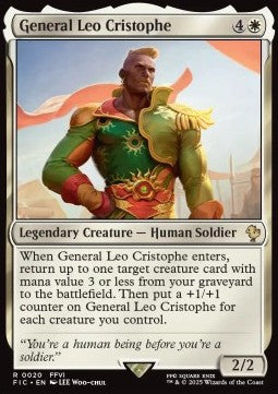 General Leo Cristophe FIC-20 Rare Französisch