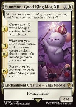 Summon: Good King Mog XII FIC-26 Rare Französisch