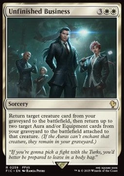 Unfinished Business FIC-259 Rare Französisch