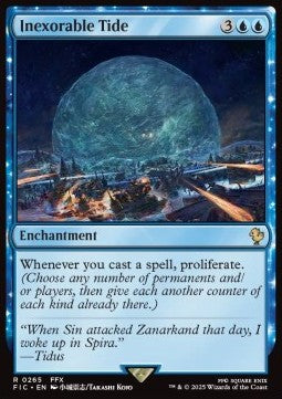 Inexorable Tide FIC-265 Rare Französisch
