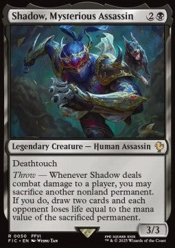 Shadow, Mysterious Assassin FIC-50 Rare Französisch