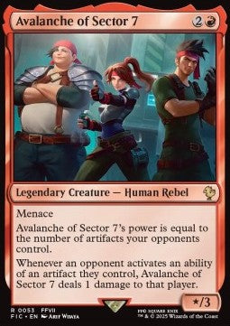 Avalanche of Sector 7 FIC-53 Rare Französisch