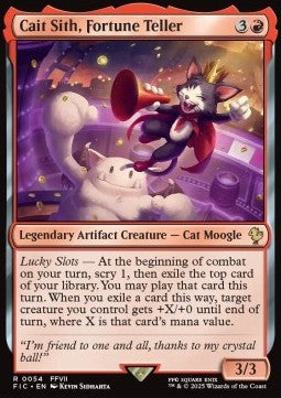 Cait Sith, Fortune Teller FIC-54 Rare Französisch