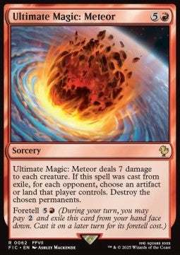 Ultimate Magic: Meteor FIC-62 Rare Französisch