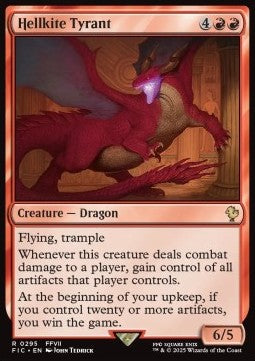 Hellkite Tyrant FIC-295 Rare Französisch