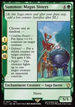 Summon: Magus Sisters FIC-71 Rare Französisch