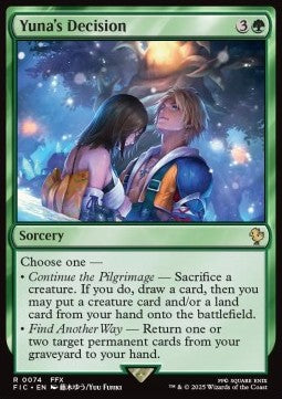 Yuna's Decision FIC-74 Rare Französisch