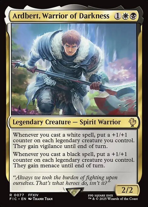Magic: Ardbert, Warrior of Darkness