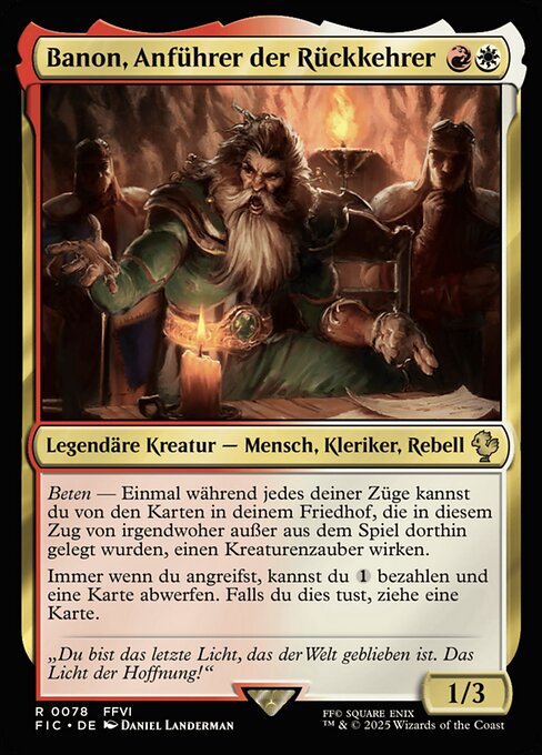 Magic: Banon, the Returners' Leader