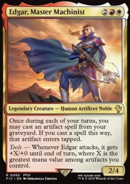 Edgar, Master Machinist FIC-80 Rare Französisch