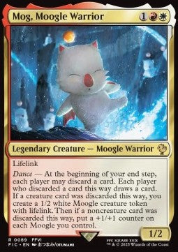 Mog, Moogle Warrior FIC-89 Rare Französisch