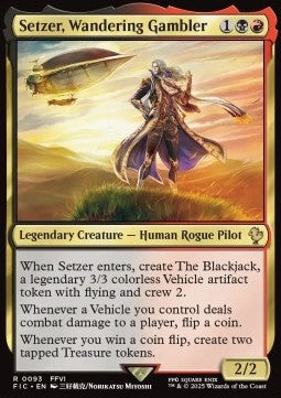 Setzer, Wandering Gambler FIC-93 Rare Französisch