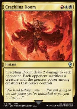 Crackling Doom FIC-322 Uncommon Französisch