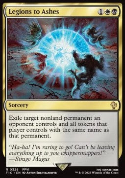 Legions to Ashes FIC-326 Rare Französisch