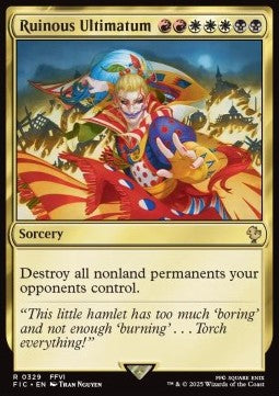 Ruinous Ultimatum FIC-329 Rare Französisch