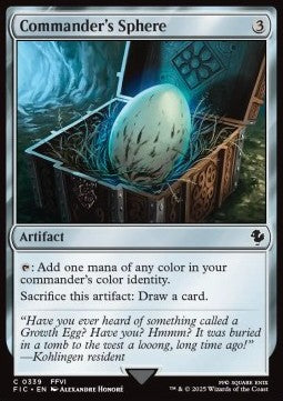 Commander's Sphere FIC-339 Common Französisch