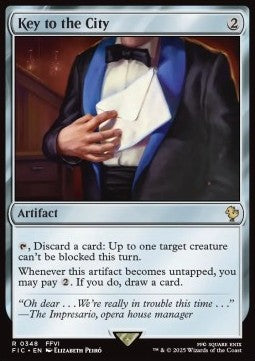 Key to the City FIC-348 Rare Französisch