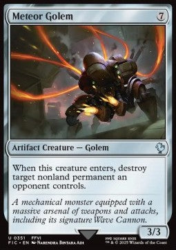 Meteor Golem FIC-351 Uncommon Französisch