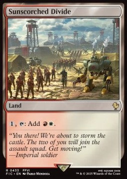Sunscorched Divide FIC-433 Rare Französisch