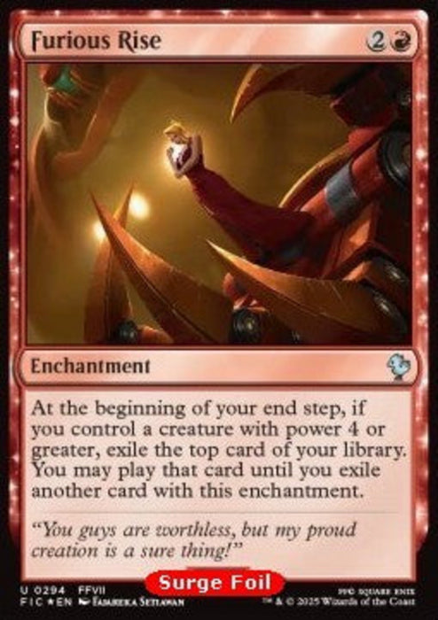 Furious Rise CFIC-294 Uncommon Englisch