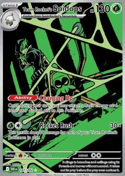 Team Rockets Spinsidias DRI-187 Illustration Rare Deutsch