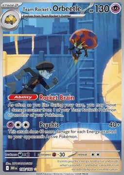 Team Rockets Maritellit [Rocket Brain | Psychic] DRI-198 Illustration Rare Deutsch