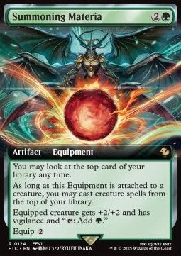 Summoning Materia XFIC-124 Rare Französisch