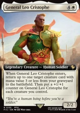 General Leo Cristophe XFIC-135 Rare Französisch