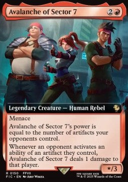 Avalanche of Sector 7 XFIC-150 Rare Französisch