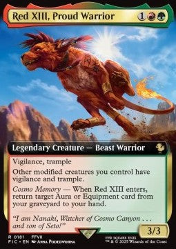 Red XIII, Proud Warrior XFIC-181 Rare Französisch