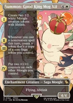 Summon: Good King Mog XII XFIC-194 Rare Französisch
