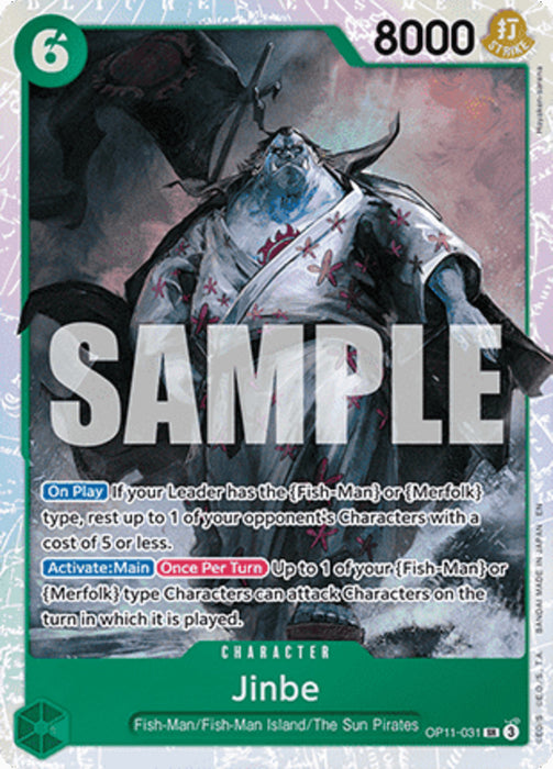 Jinbe (OP11-031) (V.1) OP11 Super Rare Englisch