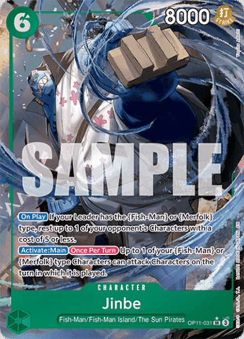 Jinbe (OP11-031) (V.2) OP11 Alternate Art Englisch