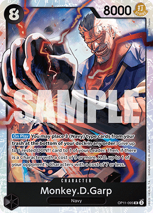 Monkey.D.Garp (OP11-095) (V.1) OP11 Super Rare Englisch