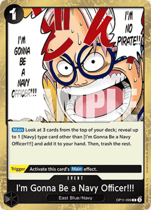 I'm Gonna Be a Navy Officer!!! (OP11-099) OP11 Rare Englisch