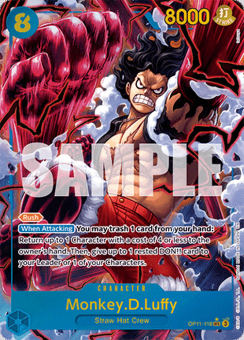 Monkey.D.Luffy (OP11-118) (V.2) OP11 Alternate Art Englisch