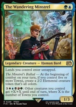 The Wandering Minstrel FIN-249 Rare Englisch