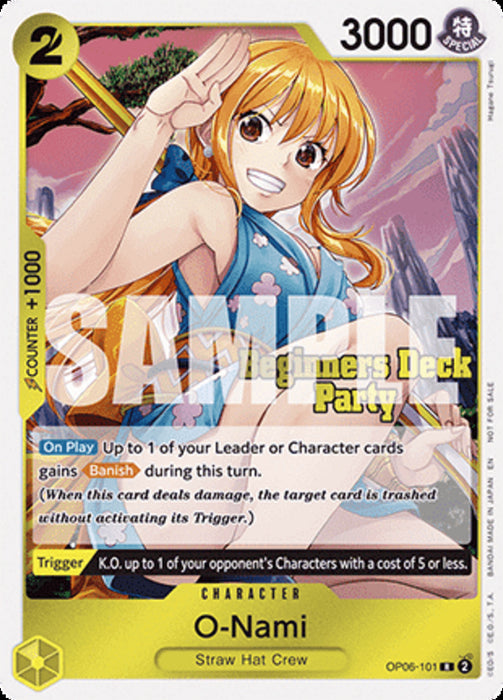 O-Nami (OP06-101) (V.1) UP Rare Englisch
