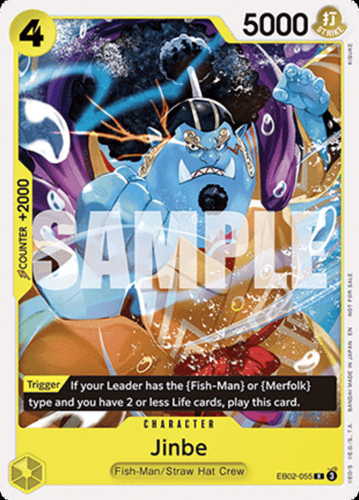 Jinbe (EB02-055) (V.1) UP Rare Englisch